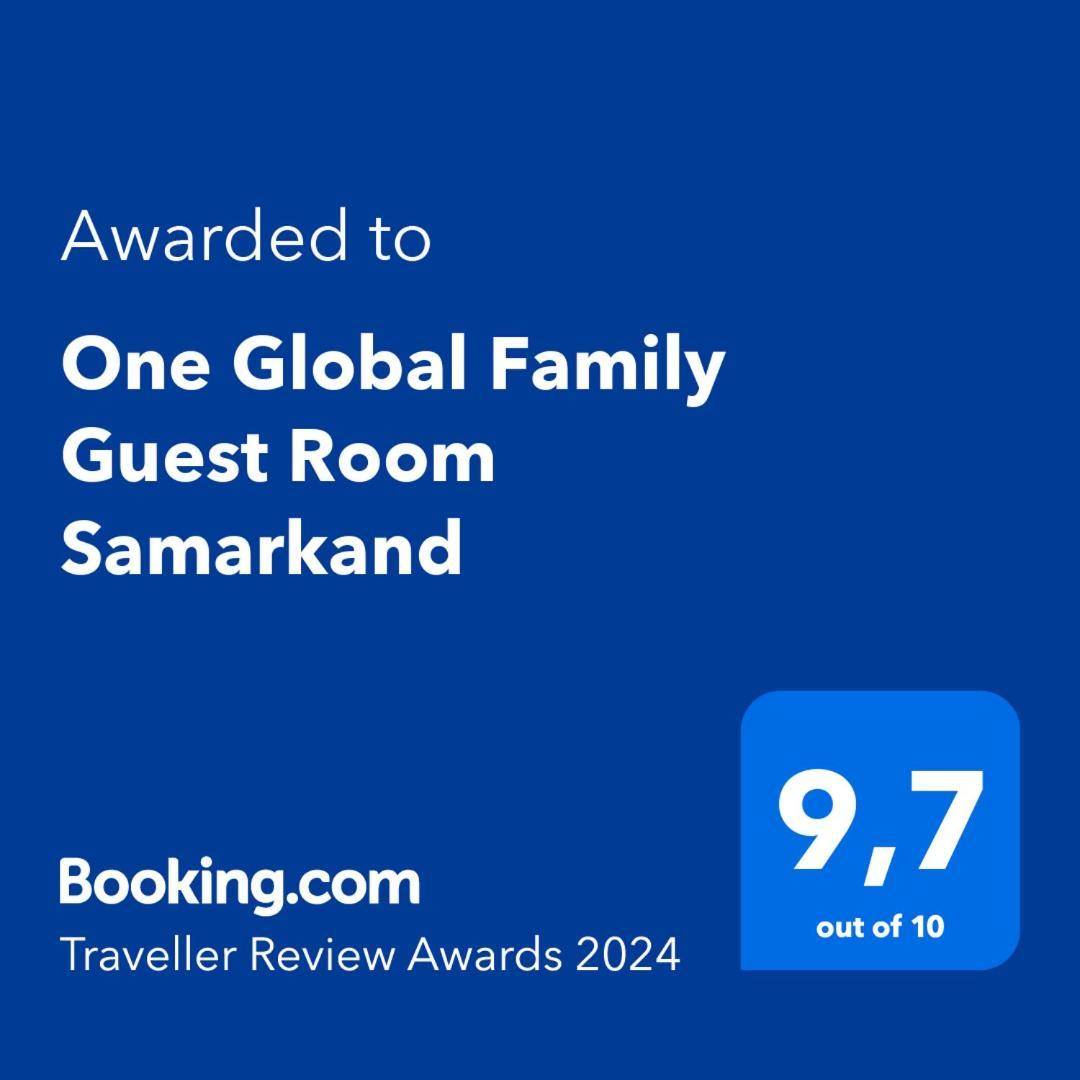 One Global Family Guest House Samarkand Buitenkant foto